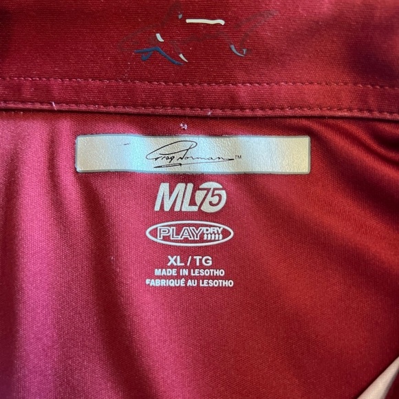 Greg Norman- Men’s ML 75 Play Dry Golf - Picture 3 of 7